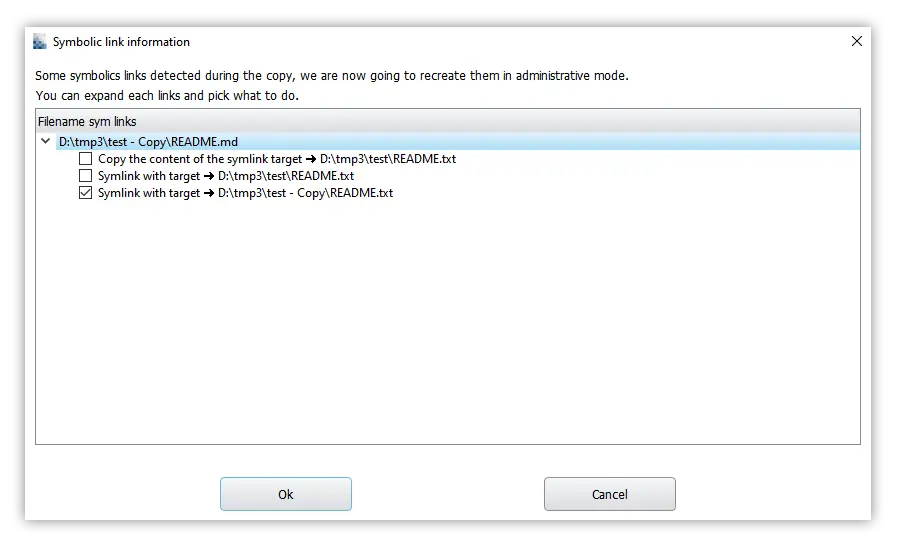 Symbolic links