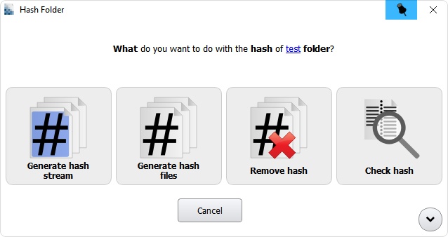 Hash utilities